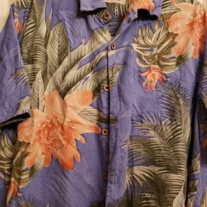 Tommy Bahama Hawaiian print shirt